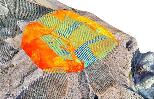 Vista 3D RGB y Multiespectral de la Finca Valdezarza